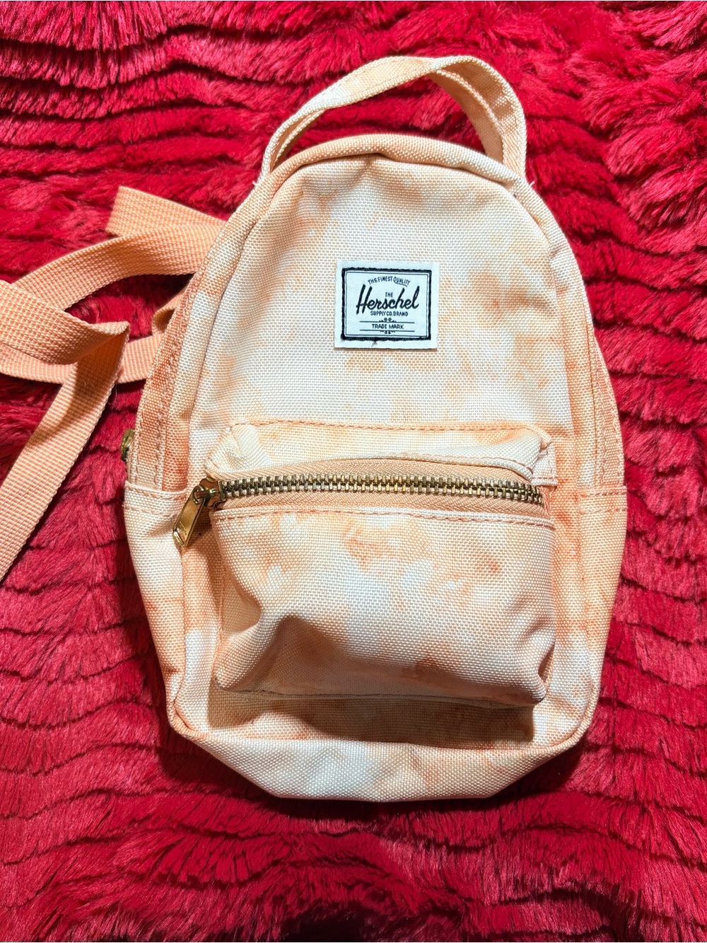 Herschel Supply Company Nova Peach Tie-Dye Mini Crossbody purse